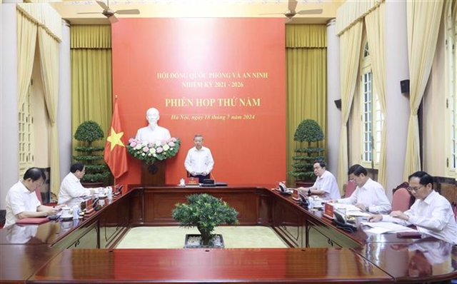 President To Lam chairs 5th session of national defense-security council